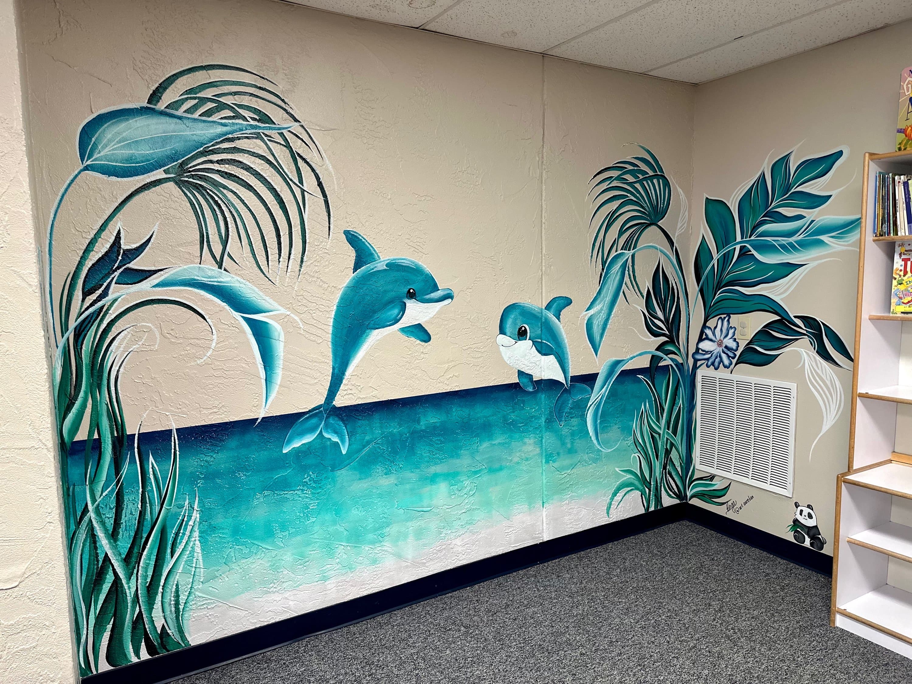 Commercial mural by Kinga Johnson