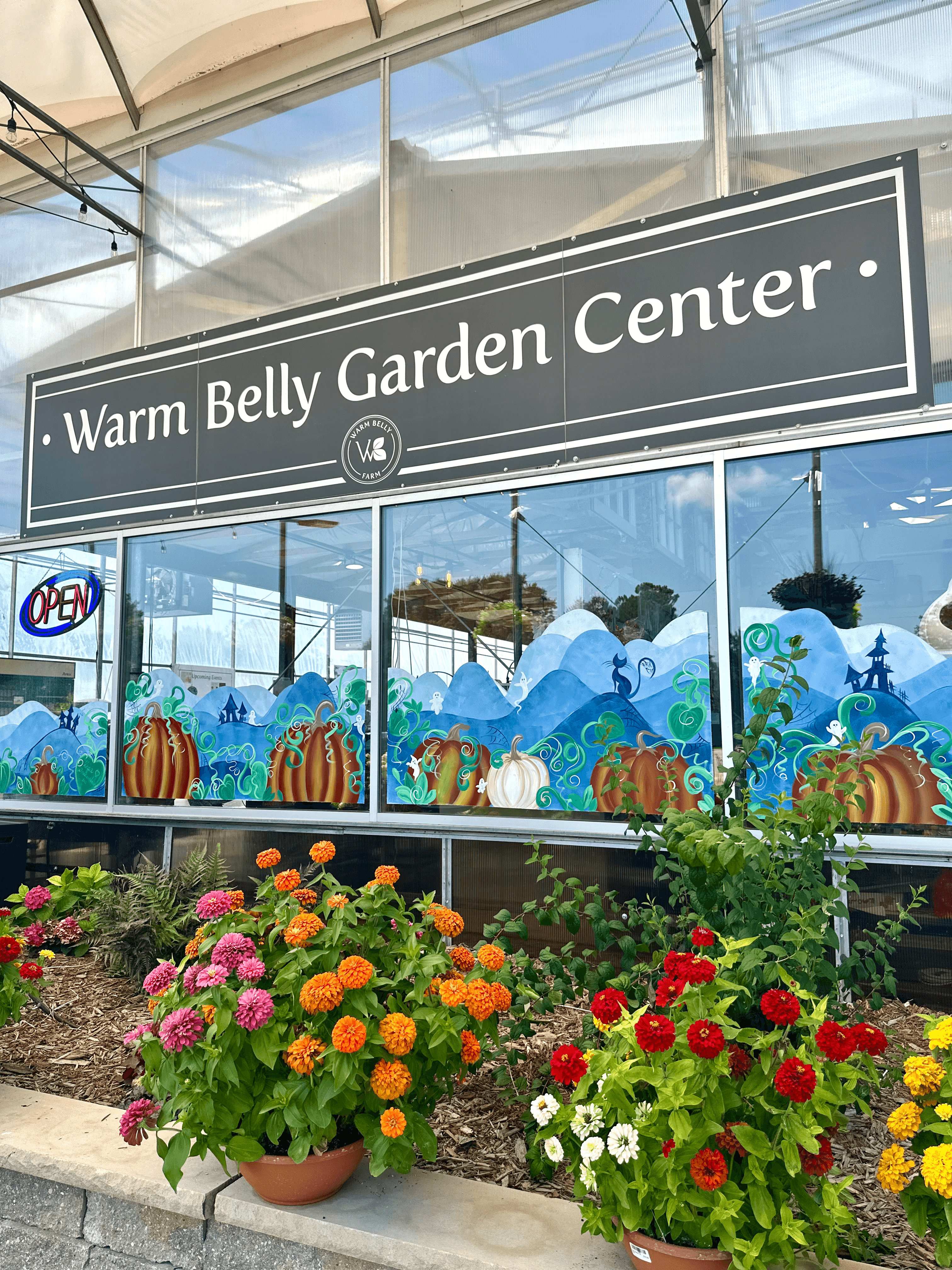 Window painting — seasonal design