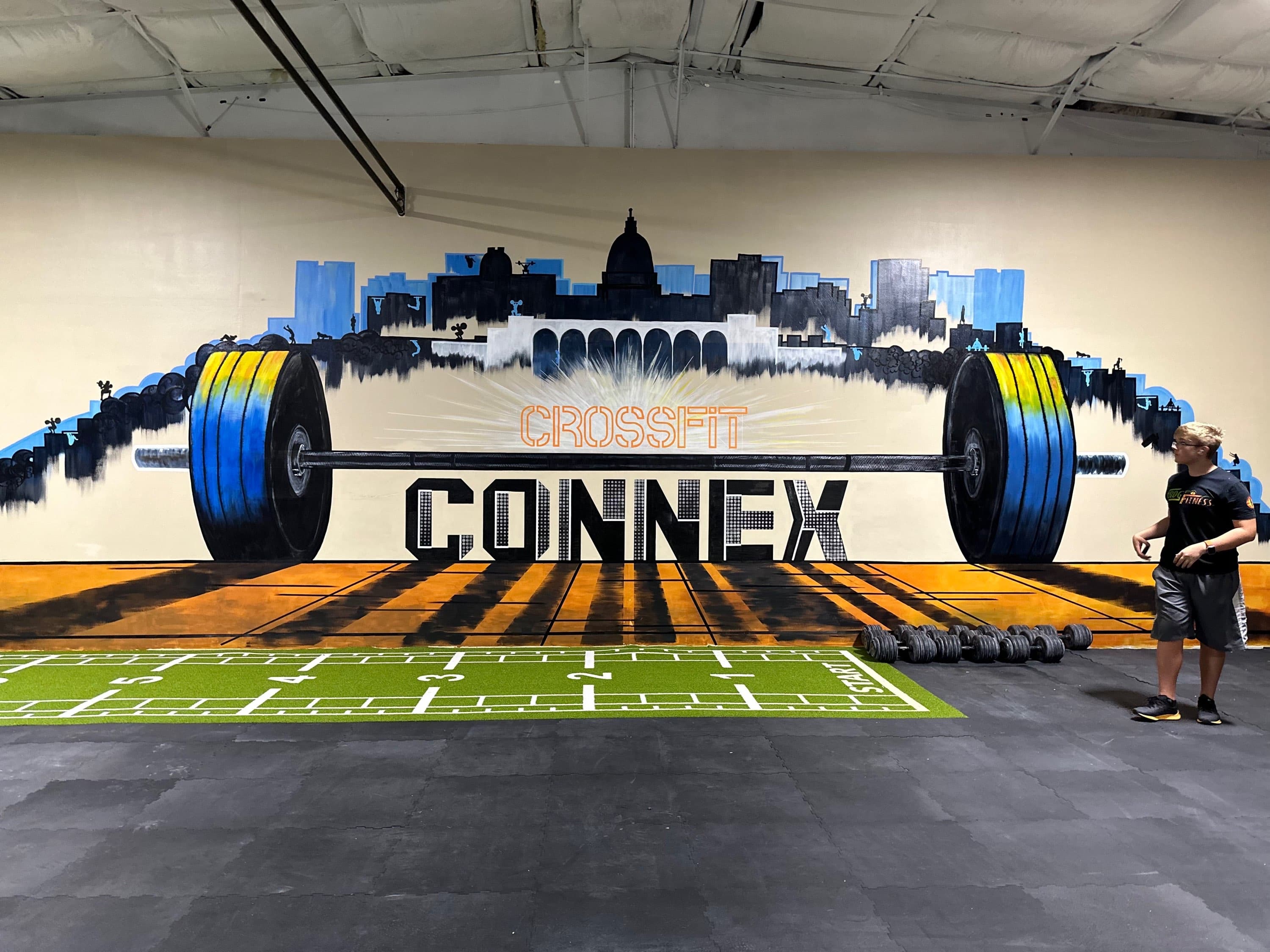 CrossFit Connex Mural — CrossFit Connex, Madison, WI