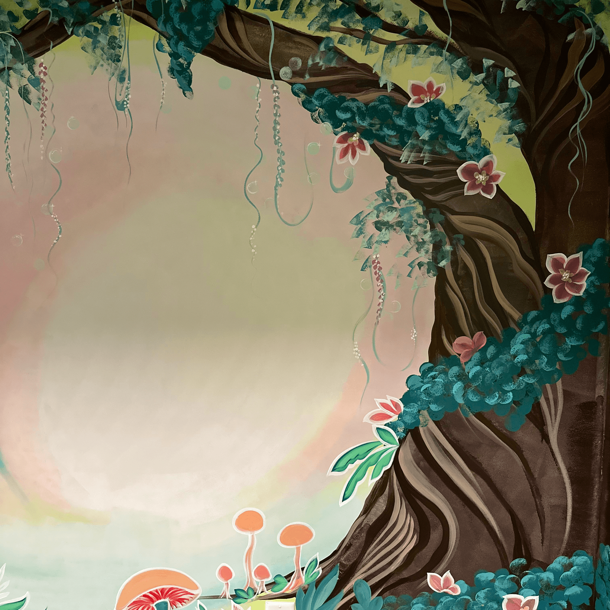 Fantasy Fairy Forest Mural — photo 4
