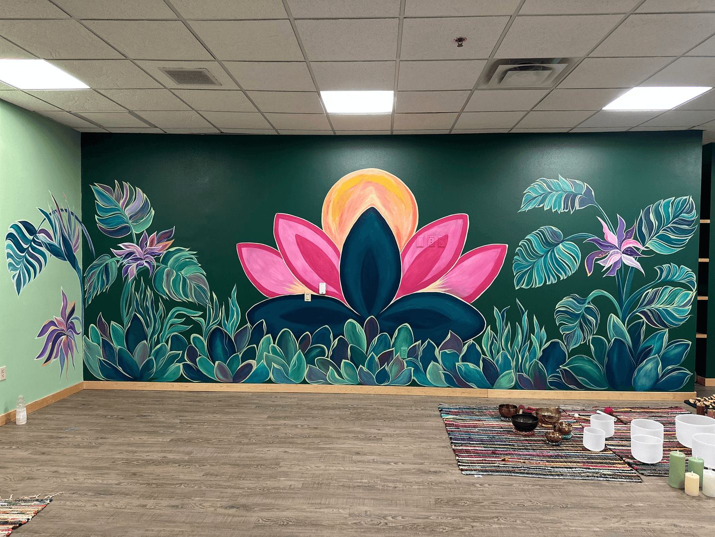 Lumisol Wellness & Retreat Mural — Lumisol Wellness & Retreat, Middleton, WI