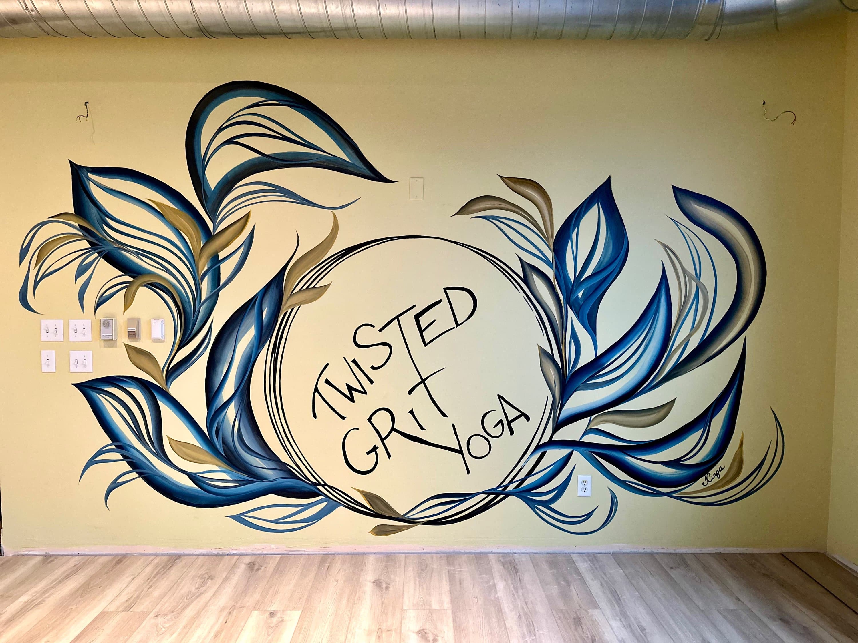 Twisted Grit Yoga Mural — photo 2