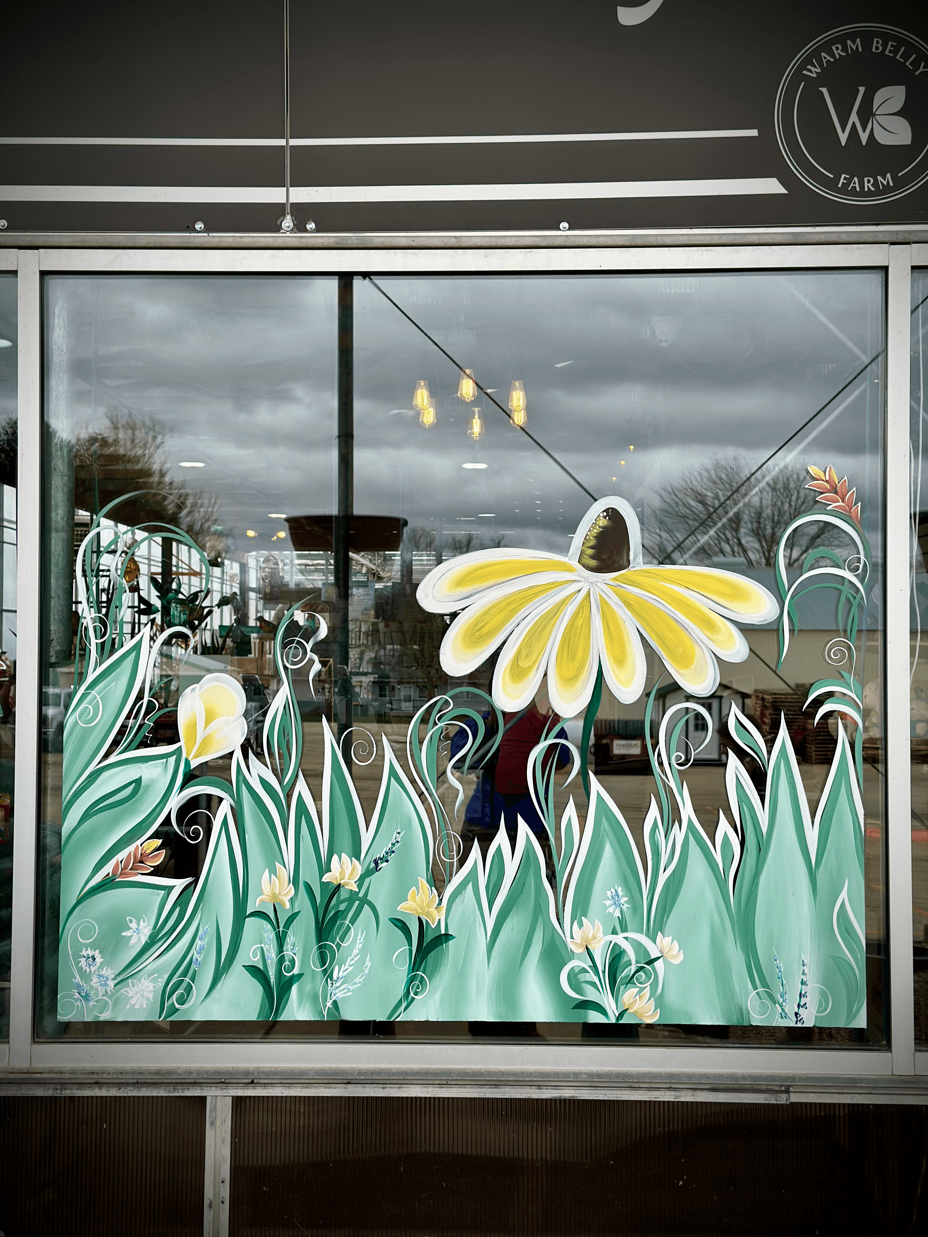Window painting — seasonal design