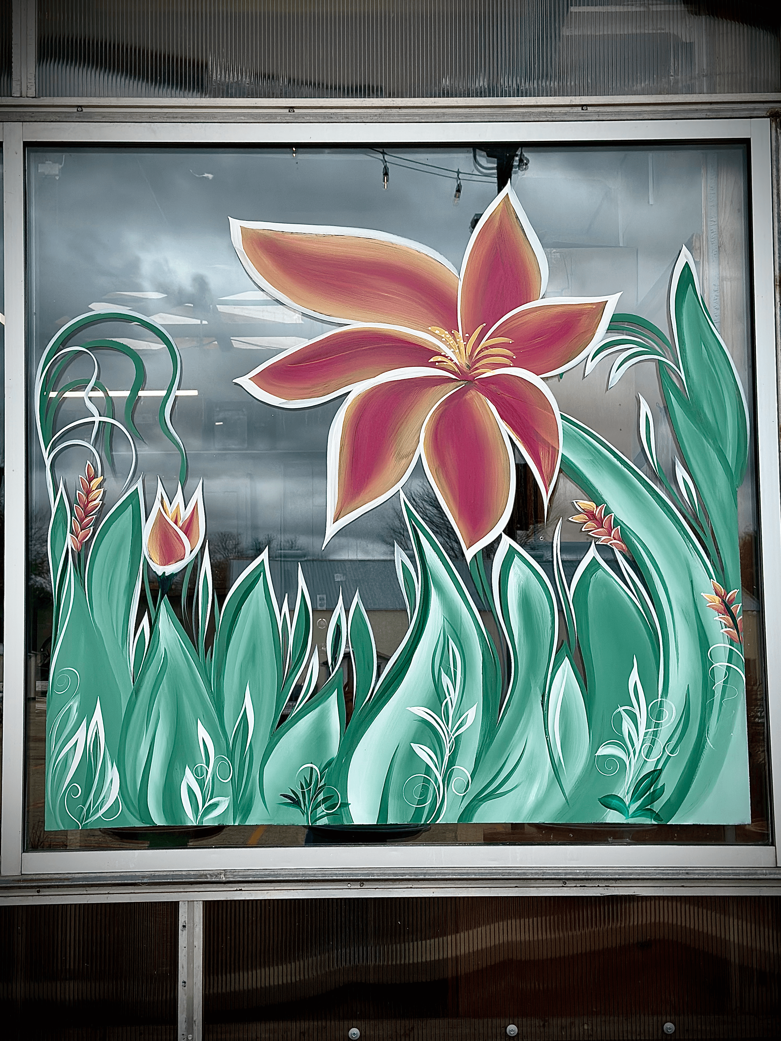Window painting — seasonal design