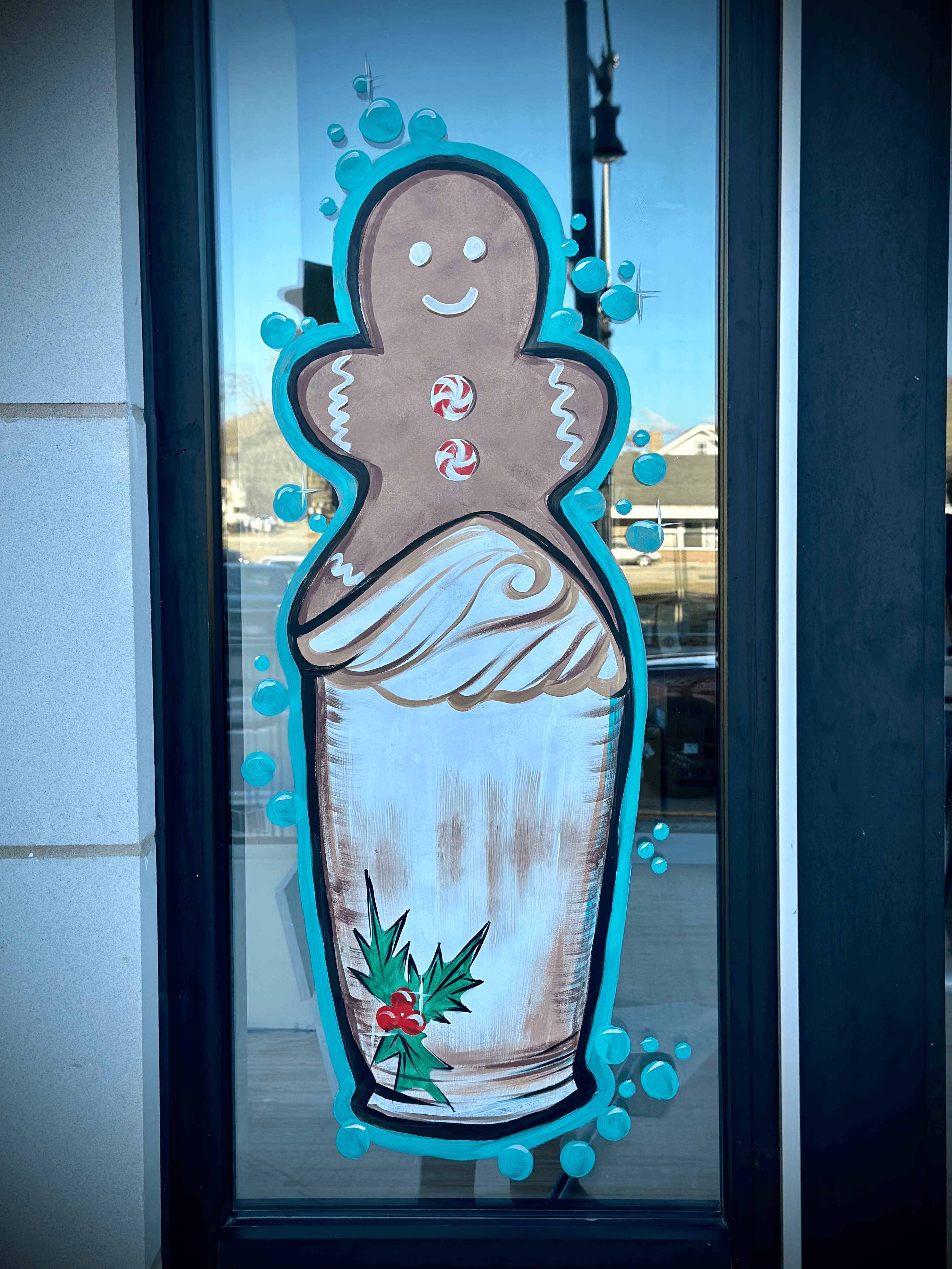 Window painting — seasonal design