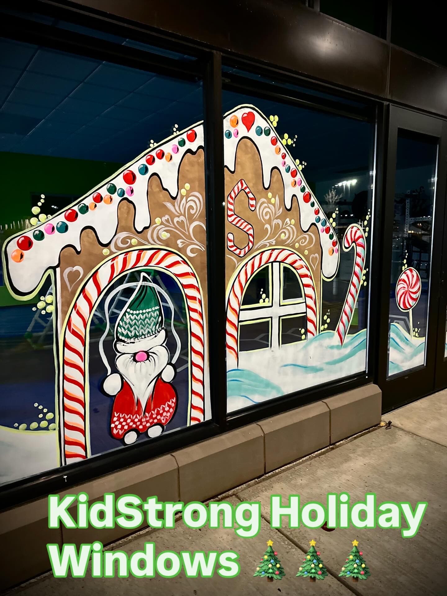 Window painting — seasonal design